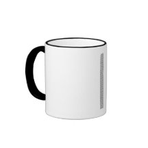 Caneca de café abstrata da campainha do design