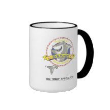 Caneca de café da campainha do logotipo
