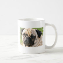 Caneca de café da raça do cão do Pug