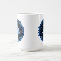 Caneca de café de HMMA - branco clássico