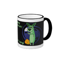 Caneca de café do Corgi de Frankenstein