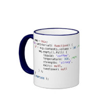 Caneca de café do Javascript