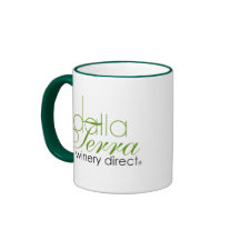 Caneca de café do logo'd do Terra de Dalla