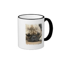 Caneca de café do Pug do sono
