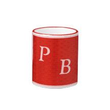 Caneca de café - iluminação vermelha da lavagem do