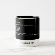 caneca de café inoperante do geek do sibilo