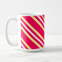 Caneca de café listrada do design