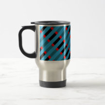 Caneca de café listrada do design