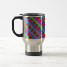 Caneca de café listrada do design