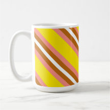 Caneca de café listrada do design