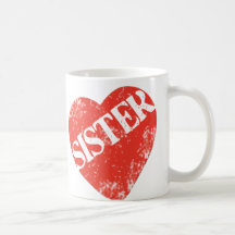 Caneca de café Sisterly do amor