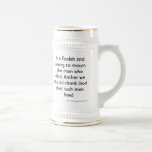 Caneca de cerveja da cerveja de George Patton