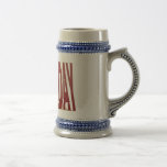 Caneca de cerveja do dia do bacon