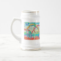 Caneca de cerveja DOBRO do ARCO-ÍRIS - ©2012 Sylvi