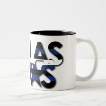 Caneca de couro da listra de Dallas