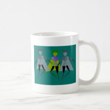 Caneca de dança de três duendes