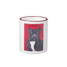 Caneca de Staffordshire bull terrier