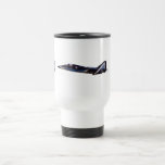 Caneca de viagem azul do T-2 do impulso