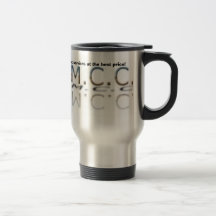Caneca de viagem de consulta do computador de Mich