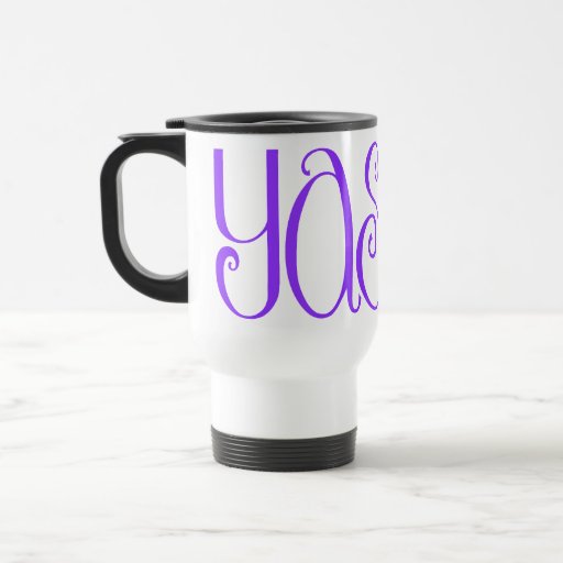 Caneca de viagem do roxo de Yasmin