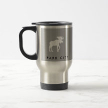 Caneca de viagem elegante dos alces - lembrança de