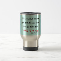 Caneca de viagem engraçada da enfermeira de ICU