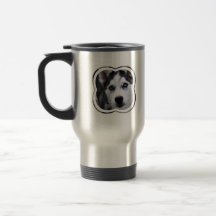 Caneca de viagem ronca Eyed azul