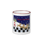 Caneca decorativa do Natal dos desenhos animados