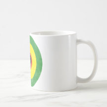 Caneca do alvo da modificação de Jamaica