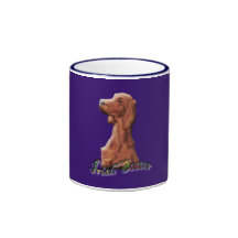 Caneca do azul do setter irlandês