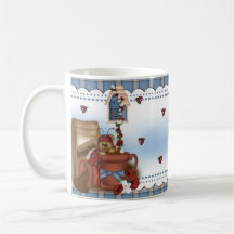 Caneca do café de CuddleCreek® LadybugGardening