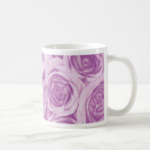 Caneca do chá do café da mamã dos rosas do Lilac e