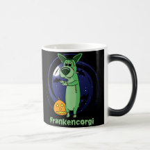 Caneca do Corgi de Frankenstein