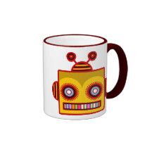 Caneca do divertimento do robô da abelha