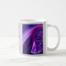 "Caneca do embaçamento roxo"