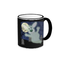 Caneca do fantasma do cemitério do Corgi
