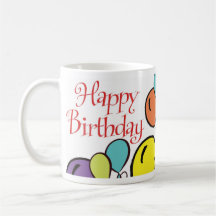 Caneca do feliz aniversario
