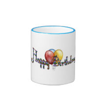 Caneca do feliz aniversario