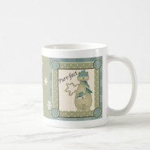 Caneca do gato do Xmas de Purfect