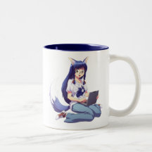 Caneca do geek do Anime