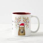 Caneca do Natal da alpaca