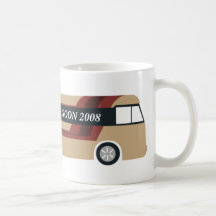 Caneca do ônibus de excursão