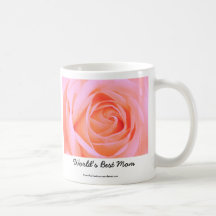 Caneca do rosa do rosa da mamã do mundo a melhor