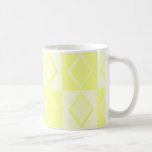 Caneca do teste padrão do diamante do KRW - limão