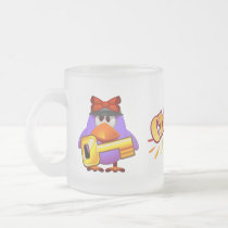 Caneca do vidro de fosco da moeda de um centavo canecas
