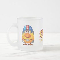 Caneca do vidro de fosco de Rocket canecas