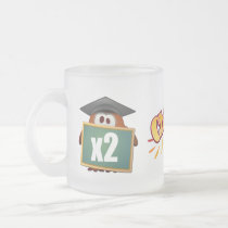 Caneca do vidro de fosco do Cluck do agrupamento canecas