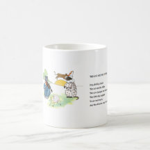 Caneca do vintage - o gato e o violino