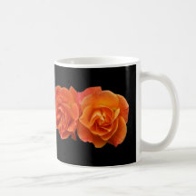 Caneca, dois rosas do abricó