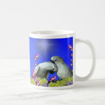 Caneca dos pássaros do amor